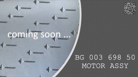 MOTOR ASSY - BG 003 698 50 - BG00369850