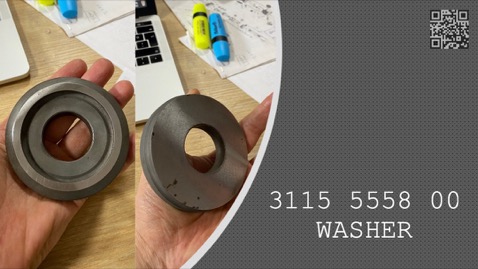 WASHER - 3115 5558 00 - 3115555800