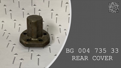 REAR COVER - BG 004 735 33 - BG00473533