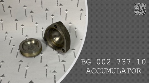 ACCUMULATOR - BG 002 737 10 - BG00273710