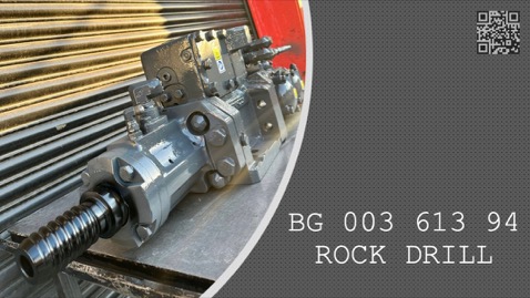 ROCK DRILL - BG 003 613 94 - BG00361394